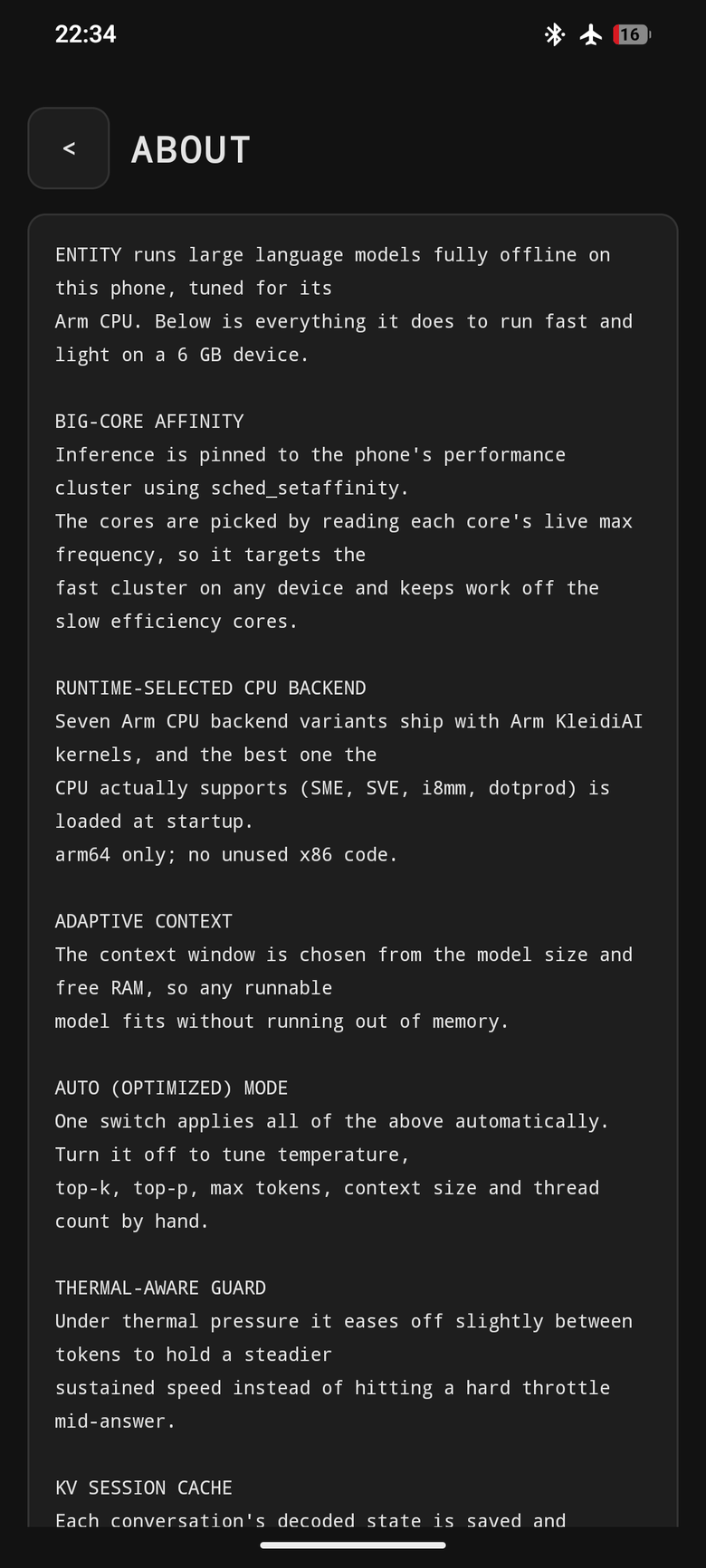 The runtime, in its own words